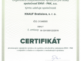 Certifikat ENVI_PAK